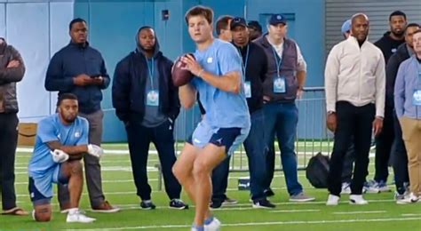 when is drake maye pro day